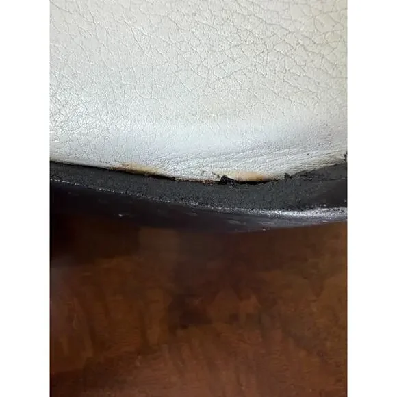 Caminos 14" Tall White Leather Western Boot US Mens 11.5 #0135C Made In Mexico - Picture 7 of 16